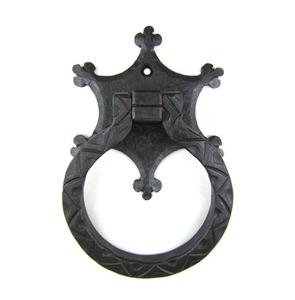 Nuevo Timbre de Puerta de Metal con Acabado Negro Rústico, Timbre de Puerta de Alta Calidad para Decoración de Hogar, Hotel y Villas - Product Image 2