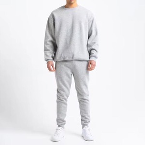 Conjunto Deportivo de Dos Piezas para Hombre, Pantalones y Sudadera con Estampado Sólido, Estilo Urbano, Precio Económico, Logotipo, Chándal, 2025 - Product Image 1