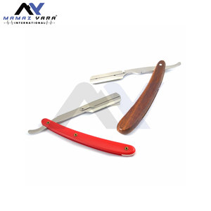 Navajas de Afeitar para Barbería, Cuchillo Plegable de Corte Recto, Navaja de Afeitar de Corte Recto para Salón de Barbería, Afeitado Masculino, Cuidado de la Barba - Product Image 5