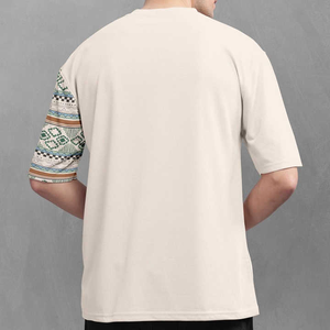 Excellent style design hommes t-shirt court personnalisé nouveau design bonne qualité polyester séchage rapide ligne de coupe ample hommes t-shirt pour hommes - Product Image 3