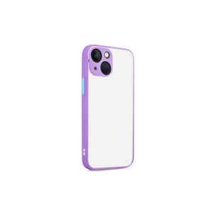 Étui de protection en silicone Netzy SAFA Hux pour iPhone 13, édition lilas de haute qualité, protection de téléphone portable en silicone souple, 14 Plus - Product Image 1