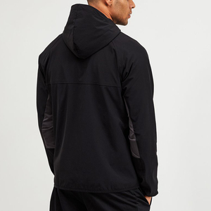 Chaqueta cortavientos con soporte de logotipo personalizado de alta calidad para hombre, gran oferta de moda, deporte de invierno, lona con capucha, venta al por mayor, ropa personalizada - Product Image 4