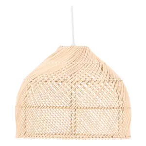 Luces colgantes de techo de ratán con estructura fuerte y estética natural para proyectos de decoración de interiores, venta al por mayor - Product Image 1