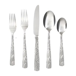 BAS quantité minimale de commande Envoi Rapide Couverts En Acier Inoxydable En Vrac Argent Couverts Fourchette Couteau et Cuillère Vente Chaude - Product Image 5