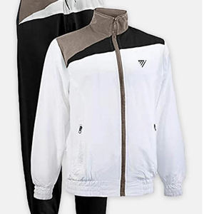 Conjunto Deportivo de Invierno para Hombre, Chaqueta y Pantalones, Cierre Completo, Ligero, Informal, de Dos Piezas - Product Image 1