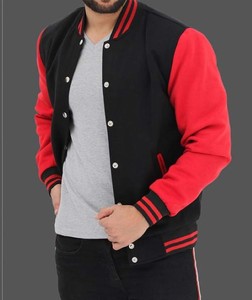 Fabricant OEM, veste universitaire en toile de haute qualité avec broderie en chenille unisexe, manches en lin, letterman de baseball personnalisé - Product Image 6