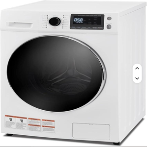 Lavasciuga Combinata Compatta da 2,7 Cu Ft con Funzione Vapore e Asciugatura Notturna, Bianca, 24 Pollici, Pronta per la Spedizione - Product Image 1