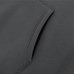 Sweat à capuche en coton de couleur unie pour hommes, pull décontracté ample et respirant pour l'hiver, sweat à capuche de marque, vente en gros - Product Image 2