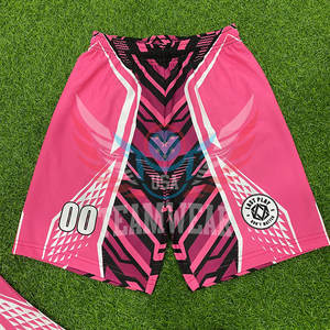 Conjunto de uniforme de baloncesto para mujer de gran oferta, pantalones cortos de malla de poliéster de diseño personalizado, estilo transpirable y clásico - Product Image 3