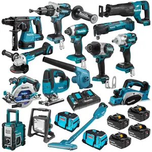 MAkitaS LXT1500 18V Set peralatan LXT Lithium-Ion 15 BH, alat listrik hidrolik lainnya/bor tanpa kabel