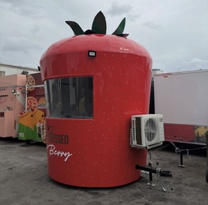 Camión de Comida con Diseño Único Personalizado en Forma de Fruta, Carrito de Comida Rápida Móvil, Remolques de Helados y Bocadillos, Quiosco de Café Portátil, Tennessee - Product Image 1