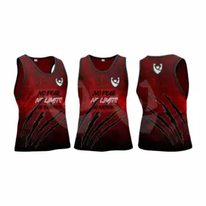 OEM harga murah kualitas tinggi kasual nyaman rompi berlari sublimasi pakaian pria kustom Tank top singlet