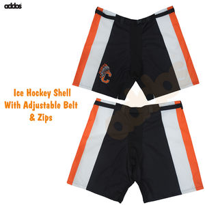 Pantalones de hockey de alta calidad de último diseño de hockey sobre hielo con cinturón ajustable y características de cremallera sublimación personalizada para ropa de equipo - Product Image 6