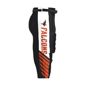 Shorts de football américain personnalisés avec logo OEM, respirants, grandes tailles, vêtements de sport personnalisables, shorts imprimés par sublimation avec Ako - Product Image 2