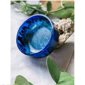 ชุดจานชามสลัดทำจากเรซินแบบเกลียวมีเอกลักษณ์ชุดเครื่องใช้บนโต๊ะอาหารลายหินอ่อนสำหรับงานปาร์ตี้และงานแต่งงานเคลือบเงาเทคนิคการตกแต่งแบบชาววัง - Product Image 4