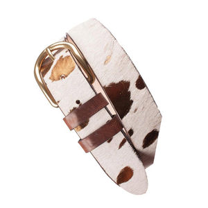 Ceinture en cuir de vachette véritable unisexe, ceinture de mode occidentale de qualité supérieure, accessoire tendance, ceinture en cuir de vachette - Product Image 3