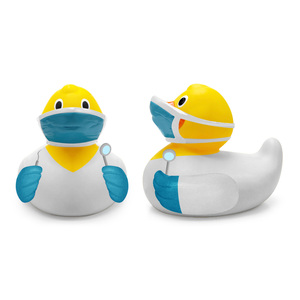 Canard de bain en caoutchouc jaune pour clinique, dentiste, décoration de cadeau d'hôpital - Product Image 1
