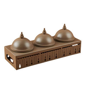 Juego de Tazones de Chocolate de Metal con Aspecto Mate de Primera Calidad con Soporte de Diseño Láser, Ecológico y Duradero para Servir - Product Image 4