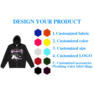 Sudadera con capucha de invierno con cremallera completa y logotipo personalizado de alta calidad, novedad - Product Image 6