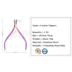 Pinces à cuticules professionnelles disponibles avec logo personnalisé et emballage pinces à cuticules - Product Image 6
