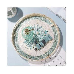 Best Seller Ramadan Trays Eid Trays Mother of Pearl Serving Trays for Arabian Made in Viet Nam - Product Image 3