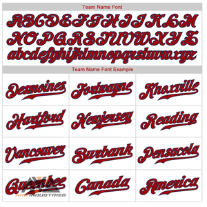 OEM personnalisé authentique maillot de baseball blanc marine à fines rayures rouge-marine entraînement chemise de sport de rue vêtements de baseball et softball personnels - Product Image 4