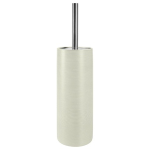 Portascopino WC Spirella 'Tube Ribbed' in gres grigio 10,5 x 42 cm - Product Image 1