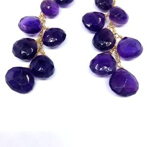Hanging 925 <b>Sterling</b> <b>Silver</b> Affordable Cheap Classic Amethyst Gemstone Classic Women Wear <b>Drop</b> <b>Earrings</b> - Product Image 4