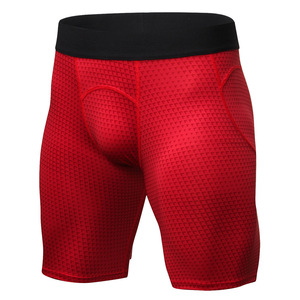 กางเกงขาสั้นเบอร์มิวดารัดกล้ามเนื้อสำหรับผู้ชายผ้าสแปนเด็กซ์สีทึบใส่เล่นกีฬาฝึกเข้ายิมเล่นกีฬาวิ่งว่ายน้ำวิ่ง - Product Image 6