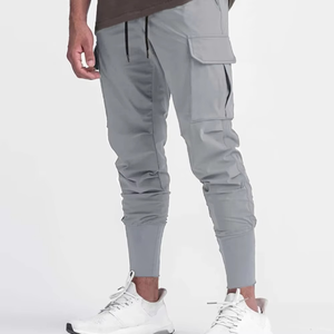 Pantalon respirant dernière conception OEM pour hommes, nouveau design, pantalon cargo de haute qualité avec logo personnalisé pour hommes, multi-poches - Product Image 6