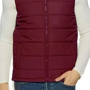 Nouvelle arrivée de veste en duvet personnalisée veste chaude à bulles d'hiver veste en gros de veste bouffante sans manches de grande taille pour hommes - Product Image 5