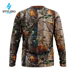 Chemises de chasse à manches longues personnalisées avec impression numérique Real Tree pour hommes et femmes, respirantes - Product Image 2