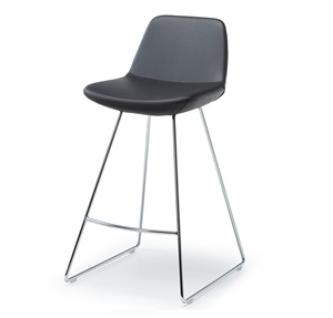 Taburete de Bar con Cuero Sintético, Diseño Moderno para Uso en Bares Domésticos, Alta Calidad - Product Image 1