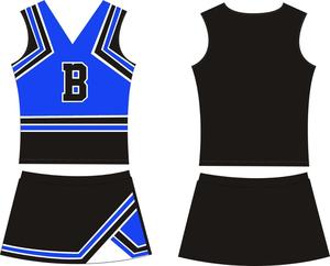 Uniformes de Animadoras Personalizados, Vestido de Animadoras para Equipos Femeninos - Product Image 1
