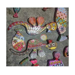 VIETNAM BELLE VENTE DE POISSON EN BOIS MULTICOLORE DE STYLE NAUTIQUE AVEC PRIX ABORDABLE MONTRER LA BEAUTÉ à LA MAISON - Product Image 2