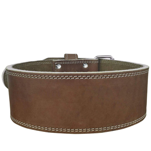 Cinturones de gimnasio de cuero genuino de lujo de estilo Vintage, hebilla de una sola punta de Pakistán, serpiente cuadrada, entrenamiento de entrenamiento informal de levantamiento de pesas - Product Image 4