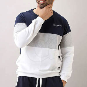 Precio bajo Algodón Mezclado Hombres Sudaderas Liso Teñido Hombres Sudaderas Venta en línea Hombres Sudaderas - Product Image 5