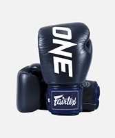 Gants de boxe professionnels Fairtex les plus vendus - Gants d'entraînement et de sparring en cuir véritable légers pour Muay Thai avec crochets réglables