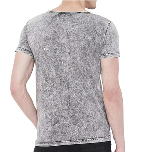 Camisetas de Hombre Lavadas al por Mayor, Estilo Urbano Holgado, Camiseta Informal de Primera Calidad, Camiseta con Logotipo Personalizado para Hombre - Product Image 2