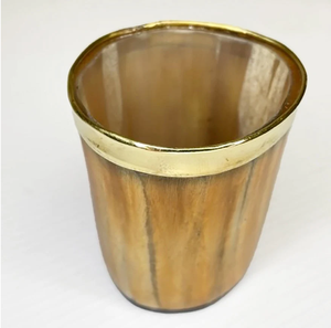 Verre en corne de buffle Verre court Verre à vodka et corne de whisky Corne de buffle Ensembles de verres fabriqués Fournisseur en gros - Product Image 5