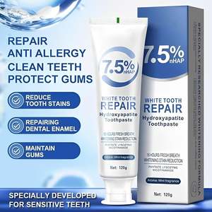 Pasta Dental con Hidroxiapatita al 7.5% nHAP, Reparación Dental, Blanqueamiento, Dientes Sensibles, Aliento Fresco, Cuidado Bucal, 120g - Product Image 3