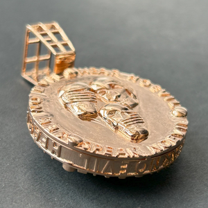 Colgante de diamante de moissanita, Plata de Ley 925, probador de diamantes de paso, joyería helada, colgante de LETRA DE Hip Hop para hombres - Product Image 4