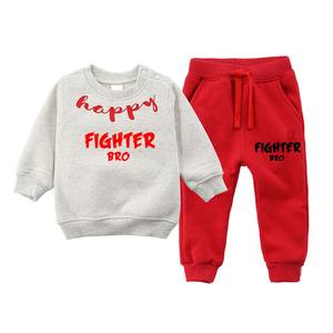 Ensembles de survêtements 100 % coton pour hommes et enfants, personnalisés, été, manches longues, décontractés, imprimés, broderie écologique, haute qualité, sans couture - Product Image 4