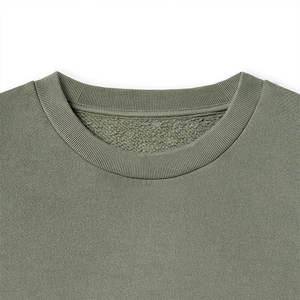 Pull-over de luxe pour hommes Pull-over surdimensionné en coton Sweat-shirt uni pour hommes Vente en gros en vrac OEM ODM Logo personnalisé Haut tendance - Product Image 3