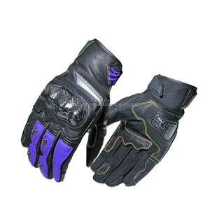Unisex Racing <b>Gloves</b> Microfiber Non-Slip Carbon Fiber Protective Shell Anti-Abrasion Reflective Strip <b>Touchscreen</b> Compatible - Product Image 6