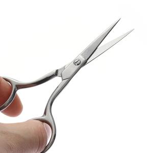 กรรไกรสแตนเลสแบบเรียบง่ายสำหรับงานปักผ้า เย็บผ้า ตัดด้าย ตัดเข็ม งานฝีมือ เครื่องประดับ DIY - Product Image 3