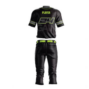 Nouvelle arrivée vêtements de sport 100% polyester tissu uniforme de baseball meilleur prix uniforme de baseball - Product Image 4