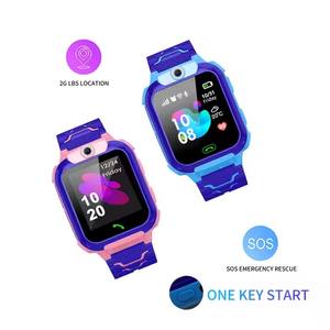 Montre connectée pour enfants avec bouton SOS, écran tactile, suivi GPS LBS, étanche IP67, boussole, assistant vocal IA, double SIM - Product Image 1