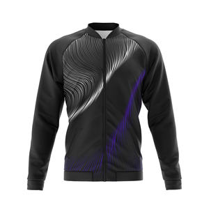 Veste de sport à fermeture éclair intégrale, évacuation de l'humidité |   Chaud, respirant, séchage rapide |   Tailles Homme Femme Jeunesse |   Veste d'entraînement - Product Image 3