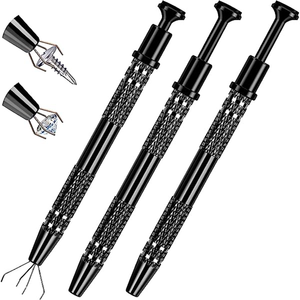 Professionnel acier et acier inoxydable support de broche pince à épiler griffe perles diamant gemmes meilleure vente industrie outil de ramassage Instruments - Product Image 1